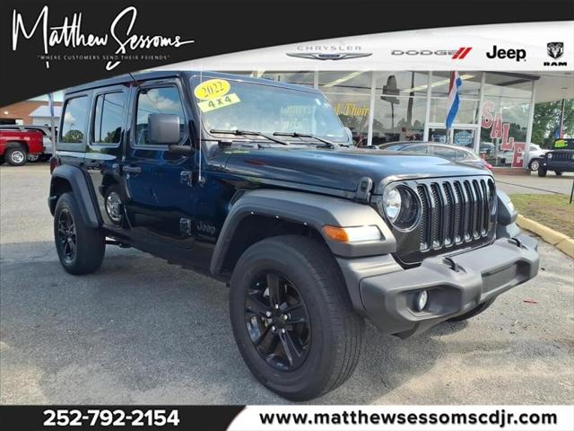 2022 Jeep Wrangler Unlimited Sport Altitude 4x4 for sale in Williamston, NC