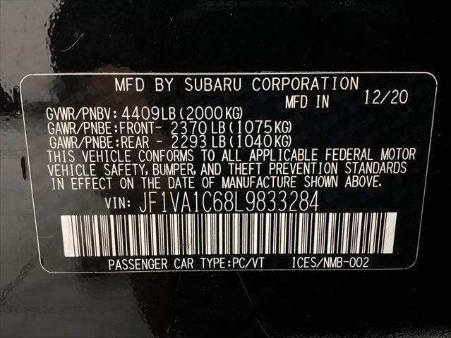 2020 Subaru WRX Premium