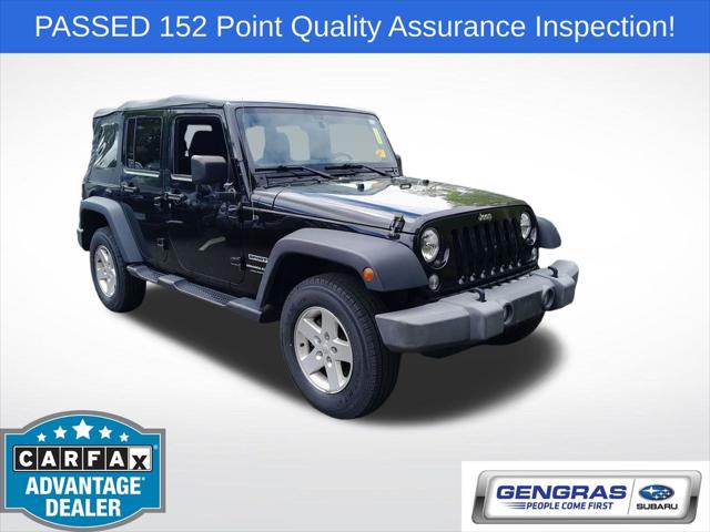 2018 Jeep Wrangler JK Unlimited Sport S 4x4 for sale in Torrington, CT