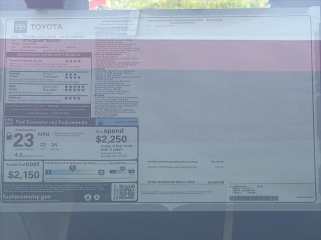 2026 Toyota Tacoma Trailhunter
