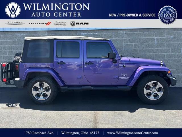 2017 Jeep Wrangler Unlimited Sahara 4x4 for sale in Wilmington, OH