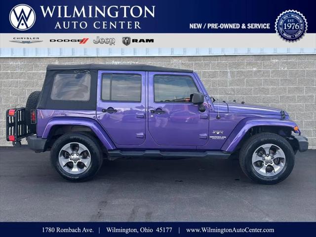 2017 Jeep Wrangler Unlimited Sahara for sale in Wilmington, OH