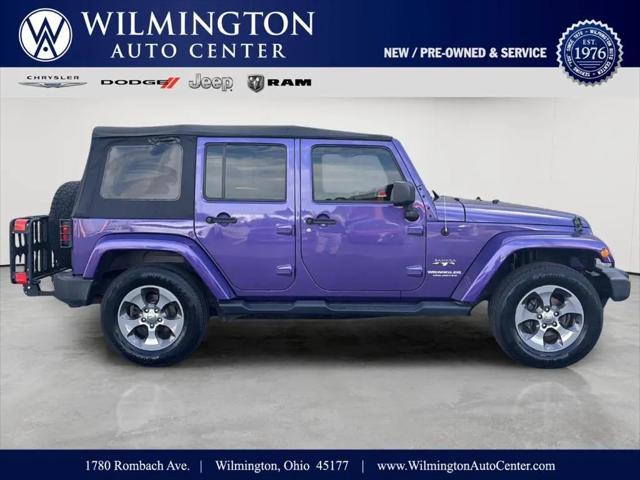 2017 Jeep Wrangler Unlimited Sahara for sale in Wilmington, OH