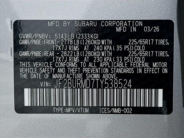 2026 Subaru Outback Wilderness