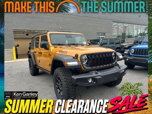 2026 Jeep Wrangler 4-Door Willys 4x4 for sale in Mentor, OH