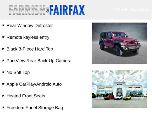 2026 Jeep Wrangler WRANGLER 4-DOOR SPORT S 2026 Jeep Wrangler WRANGLER 4-DOOR SPORT S