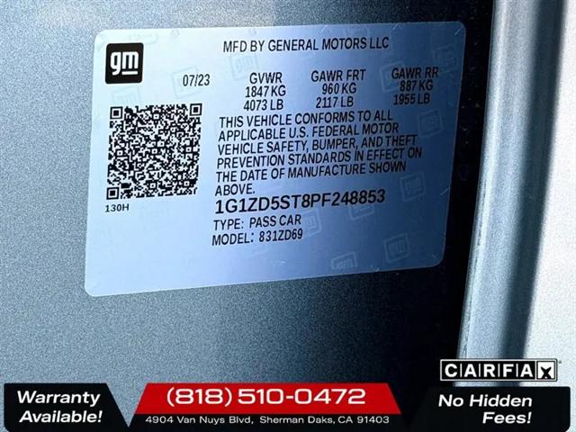 2023 Chevrolet Malibu FWD 1LT