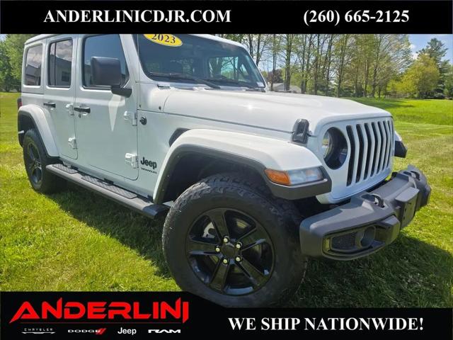 2023 Jeep Wrangler 4-Door Sahara Altitude for sale in Angola, IN
