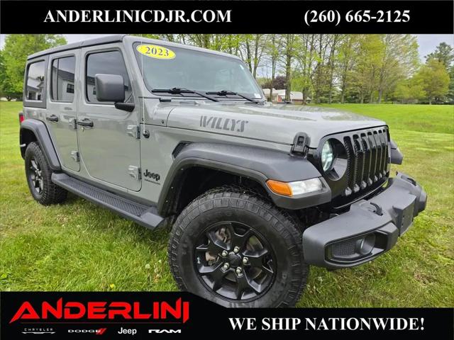 2023 Jeep Wrangler 4-Door Willys for sale in Angola, IN