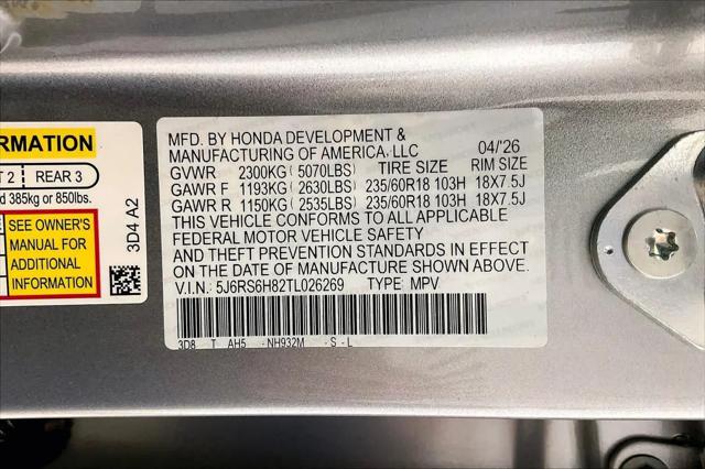 2026 Honda CR-V Hybrid AWD Sport-L
