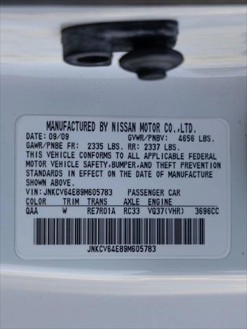 2009 INFINITI G37 Journey
