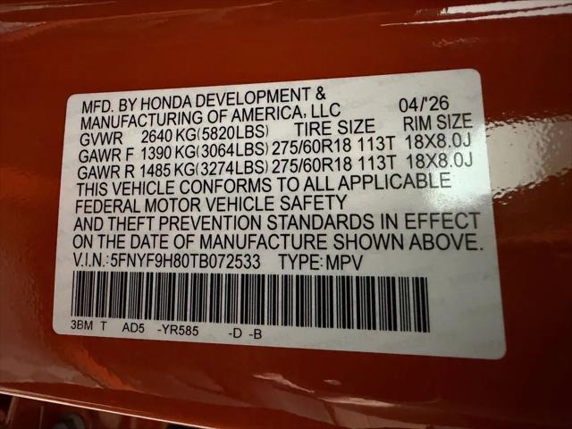 2026 Honda Passport AWD TrailSport Elite