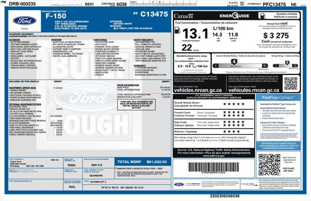 2023 Ford F-150 Tremor