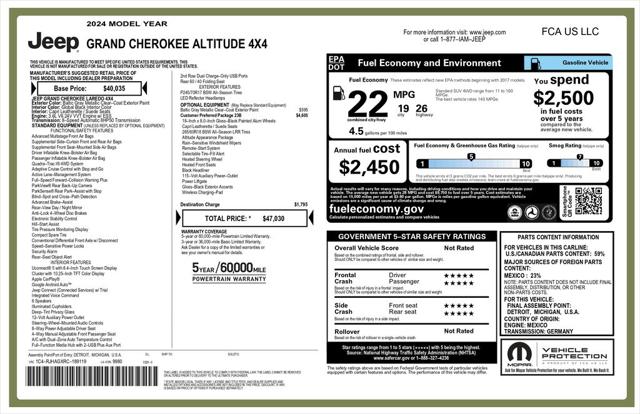 2024 Jeep Grand Cherokee Altitude 4x4