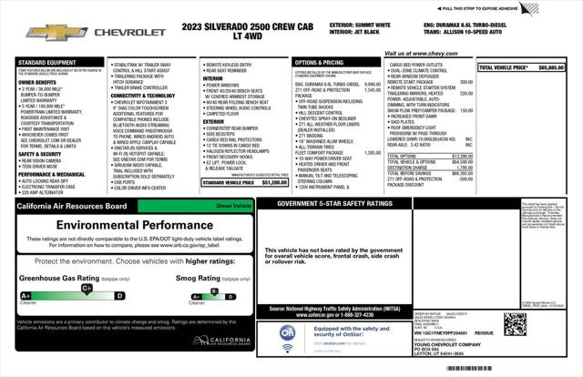 2023 Chevrolet Silverado 2500HD 4WD Crew Cab Long Bed LT