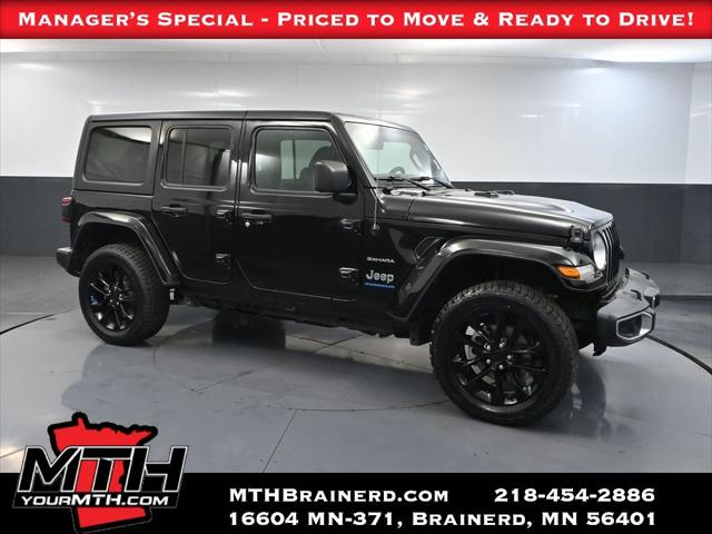 2023 Jeep Wrangler 4xe Sahara 4x4 for sale in Brainerd, MN