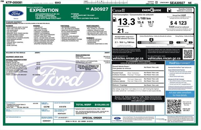 2025 Ford Expedition Platinum MAX