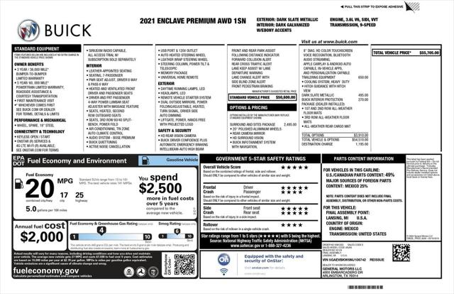 2021 Buick Enclave AWD Premium
