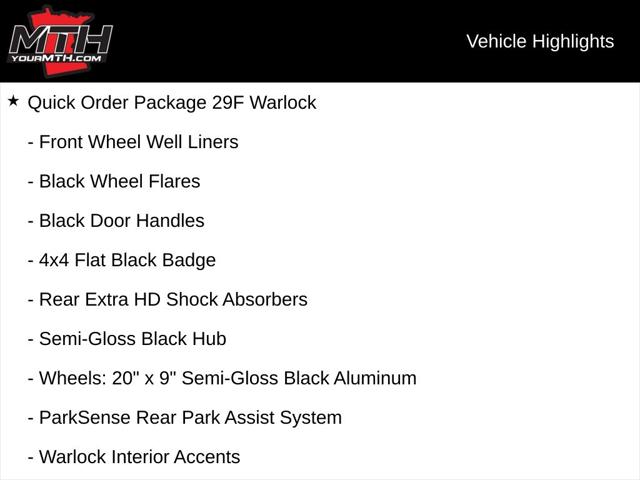 2021 Ram 1500 Warlock Quad Cab 4x4 6'4" Box