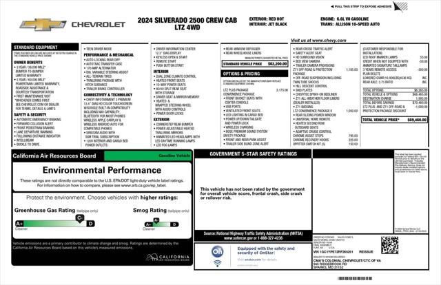 2024 Chevrolet Silverado 2500HD 4WD Crew Cab Standard Bed LTZ