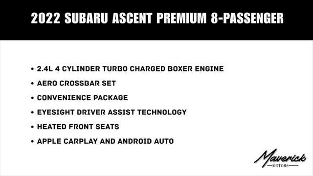 2022 Subaru Ascent Premium