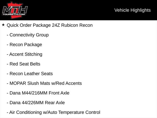 2017 Jeep Wrangler Unlimited Rubicon Recon 4x4
