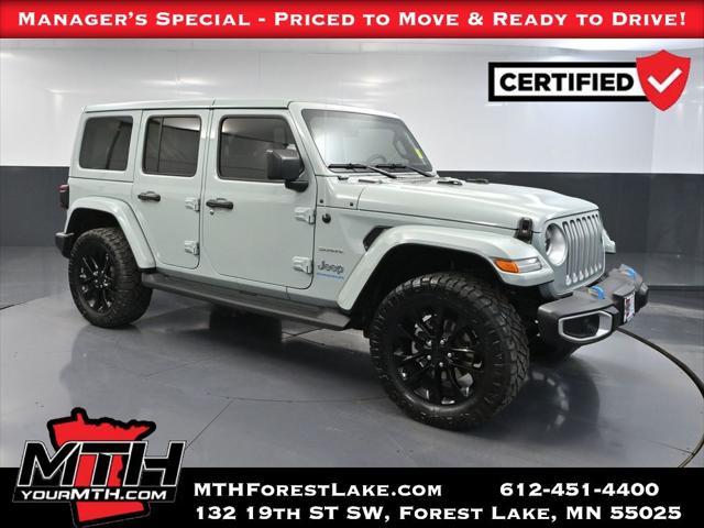 2023 Jeep Wrangler 4xe Sahara 4x4 for sale in Forest Lake, MN