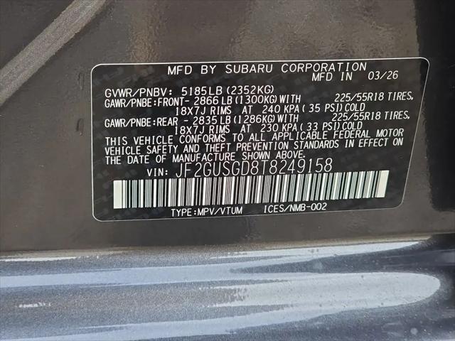 2026 Subaru Crosstrek Sport