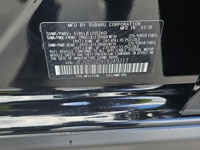 2026 Subaru Crosstrek Sport