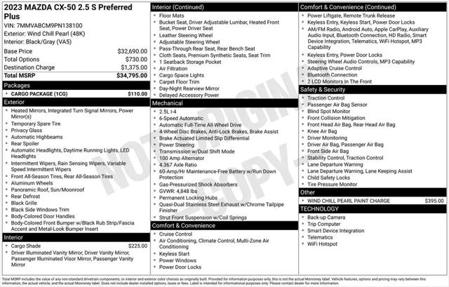 2023 Mazda CX-50 2.5 S Preferred Plus