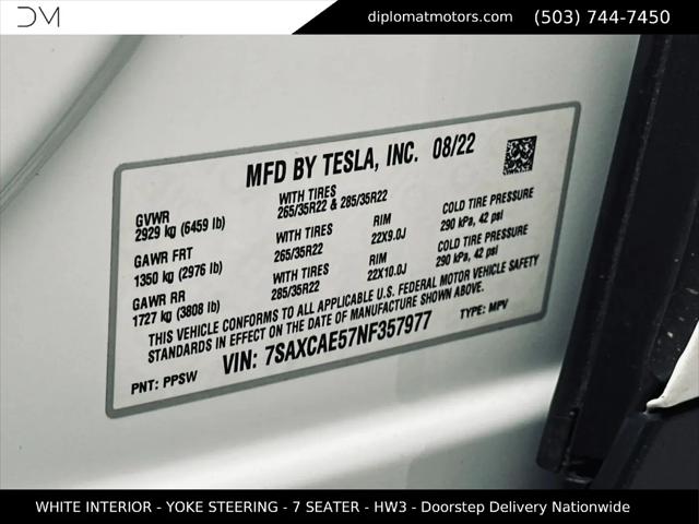 2022 Tesla Model X Dual Motor All-Wheel Drive