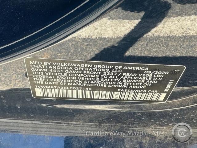 2020 Volkswagen Passat 2.0T R-Line