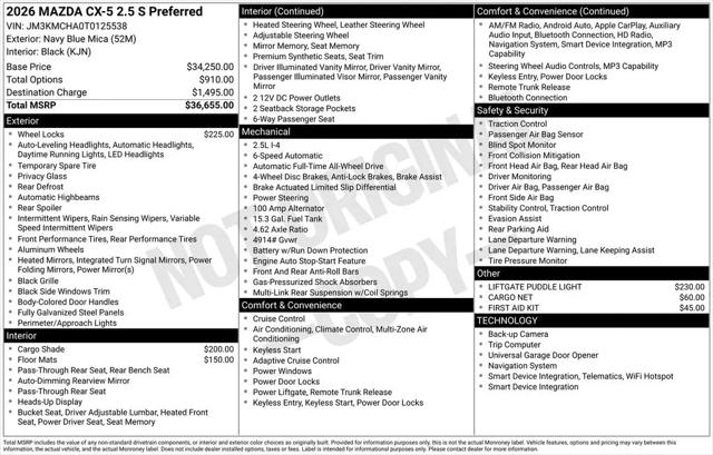 2026 Mazda CX-5 2.5 S Preferred