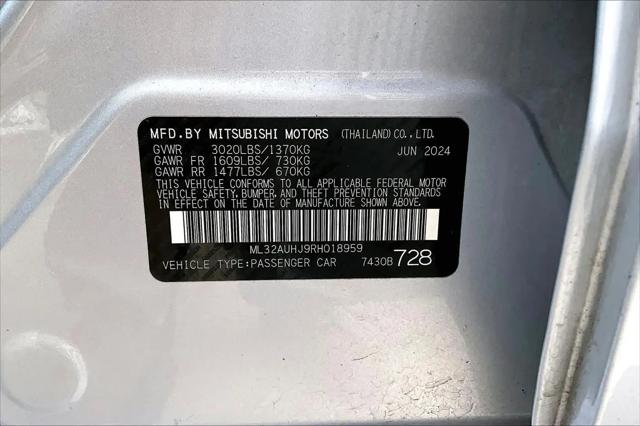 2024 Mitsubishi Mirage ES