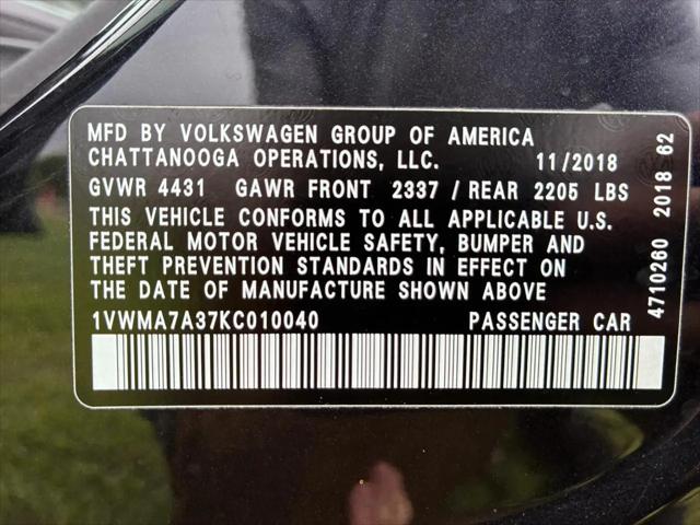 2019 Volkswagen Passat 2.0T SE R-Line