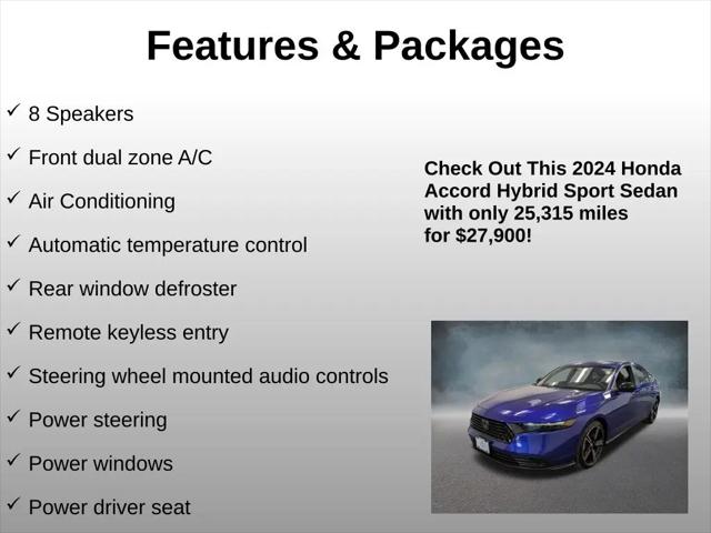 2024 Honda Accord Hybrid Sport
