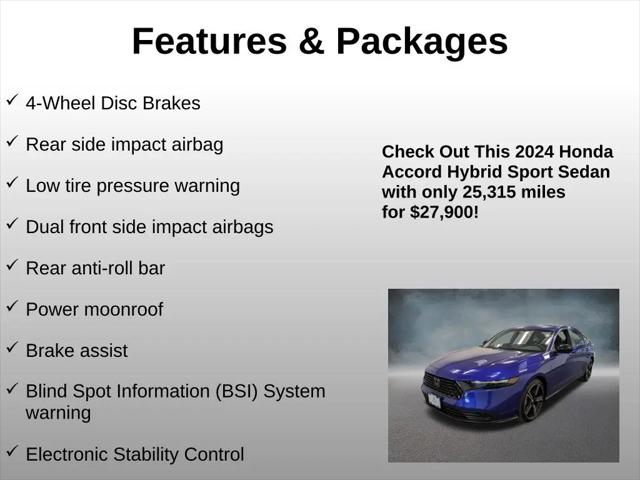 2024 Honda Accord Hybrid Sport