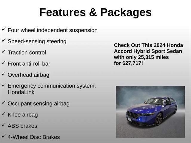 2024 Honda Accord Hybrid Sport