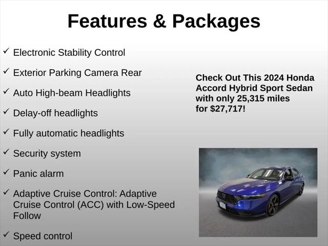2024 Honda Accord Hybrid Sport