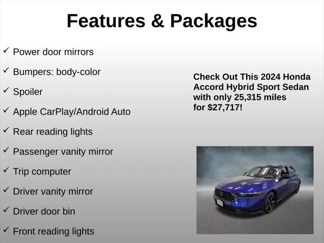 2024 Honda Accord Hybrid Sport