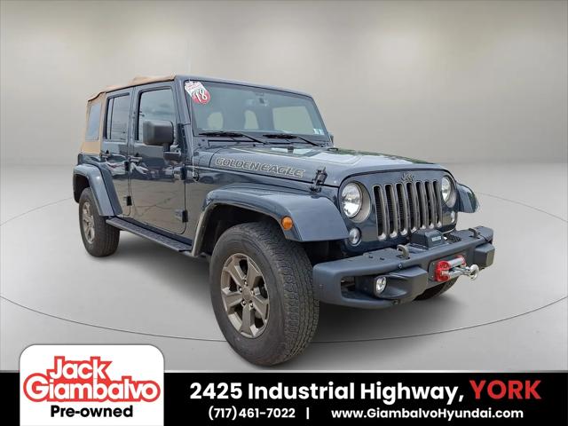 2018 Jeep Wrangler JK Unlimited Golden Eagle 4x4 for sale in York, PA