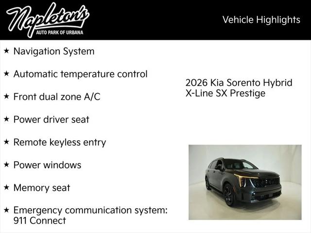 2026 Kia Sorento Hybrid X-Line SX Prestige