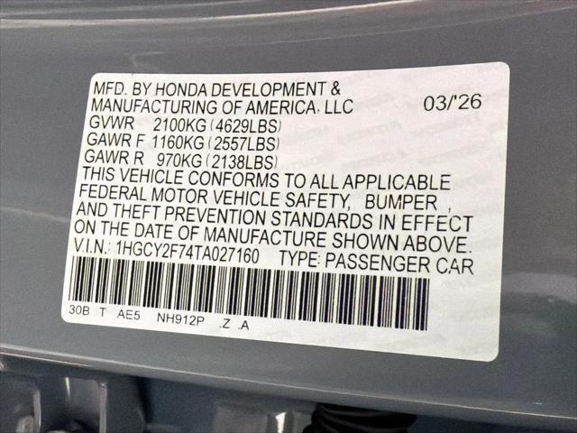 2026 Honda Accord Sedan Sport-L