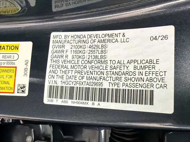 2026 Honda Accord Sedan EX-L