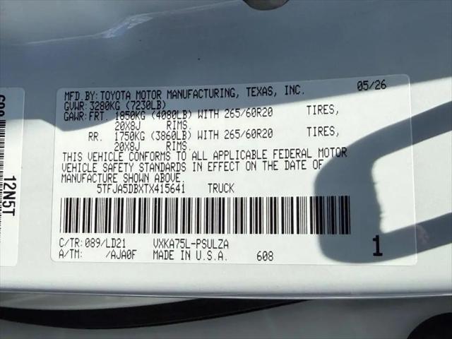 2026 Toyota Tundra Limited CrewMax 5.5' Bed