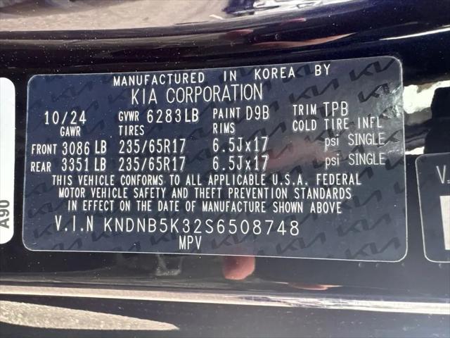 2025 Kia Carnival MPV LXS