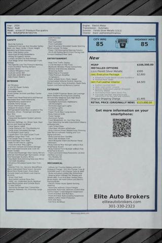 2024 Audi e-tron GT Premium Plus quattro
