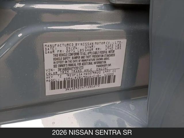 2026 Nissan Sentra SR