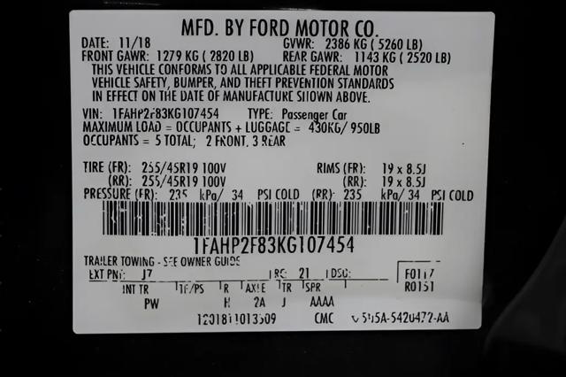 2019 Ford Taurus Limited