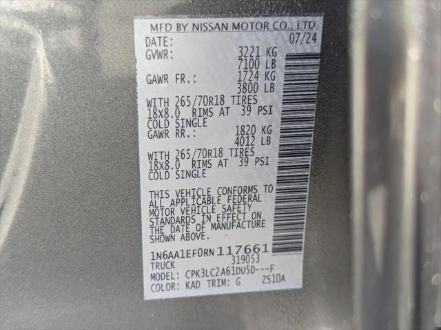 2024 Nissan Titan Crew Cab SV 4x2